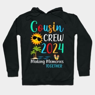 Cousin crew 2024 Summer Vacation Beach Family Trips Matching Hoodie